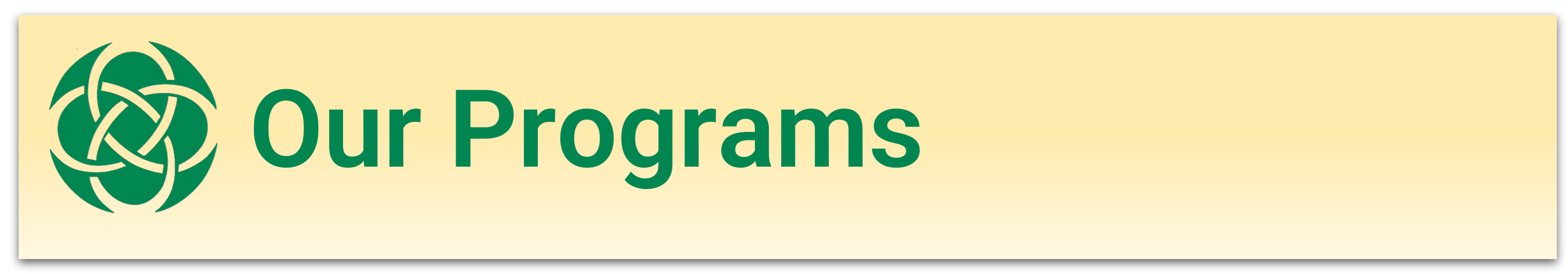 Our Programs
