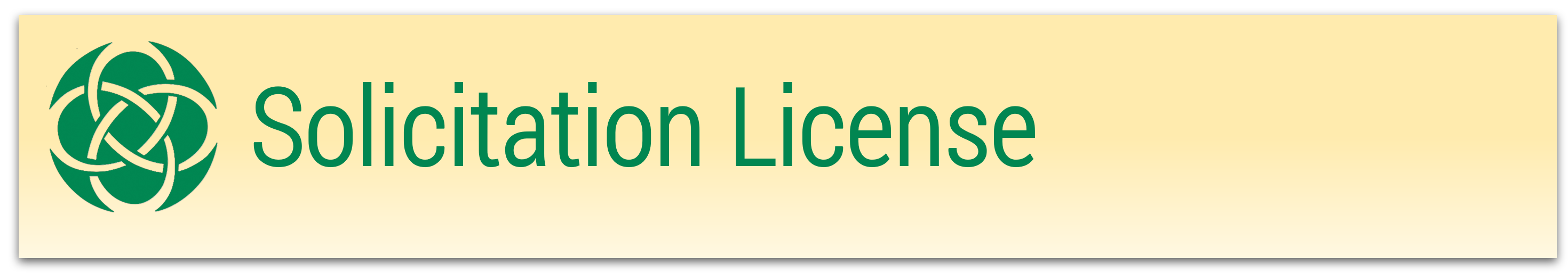 Solicitation License