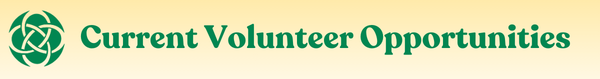 Current Volunteer Opportunities