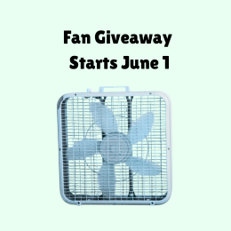 Fan Giveaway Starts June 1