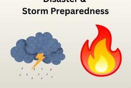 Disaster and Storm Preparedness